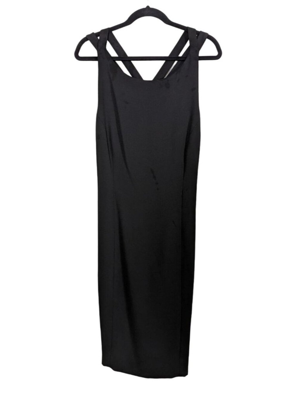 Liz Claiborne dresses cris cross black sleeveless summer dress size 16